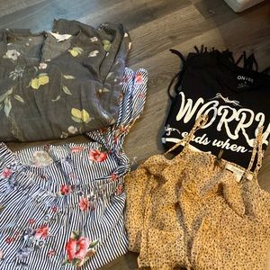 Size small ladies tops various brands